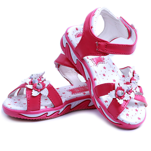 Bán Dép sandal bé gái nền sao (4-6 tuổi)