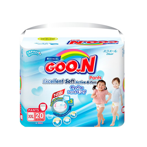 Bán Tã - bỉm quần Goon slim XXL20 (13-25kg)