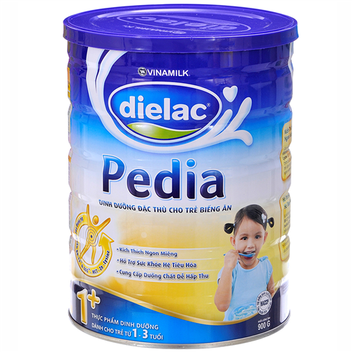 Bán Sữa bột Dielac Pedia 1+ hộp thiếc 900g