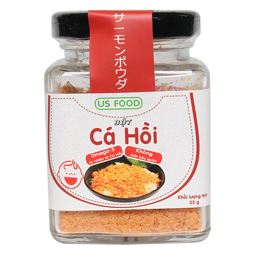 Bán Ruốc cá hồi cao cấp US Food 25g