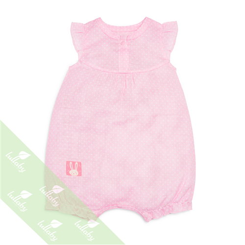 Bán Body romper xô Lullaby bé gái (hồng nhạt)