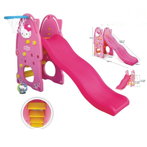 Bán Cầu trượt Hello Kitty có rổ bóng