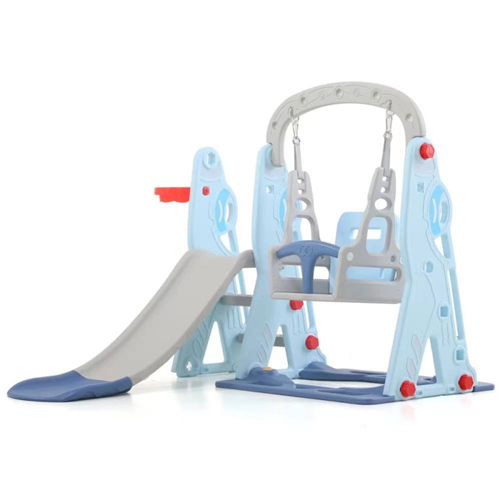 Bán Cầu trượt kèm xích đu hình tên lửa Toys House WM19074 (nhiều màu)