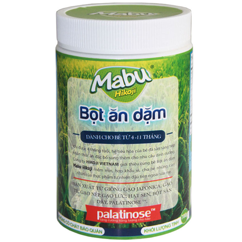 Bán Bột ăn dặm Mabu Hikoji 700g tăng cường năng lượng cho bé