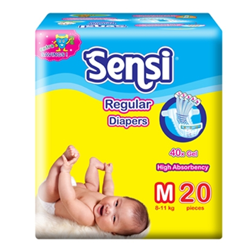 Bán Tã - Bỉm Sensi Regular size M20 (8-11kg)