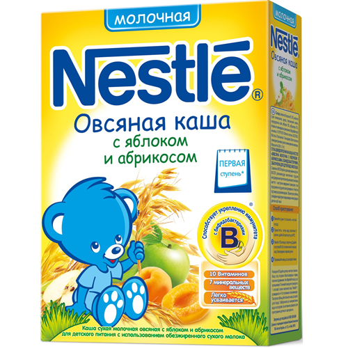 Bán Bột Nestle Nga lúa mì táo mơ 6m+
