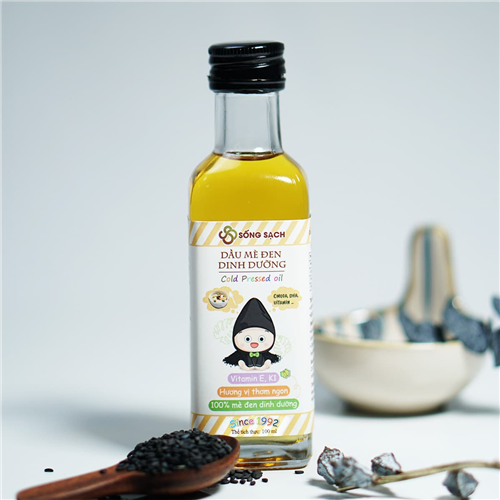 Bán Dầu mè đen dinh dưỡng Sống Sạch 100ml