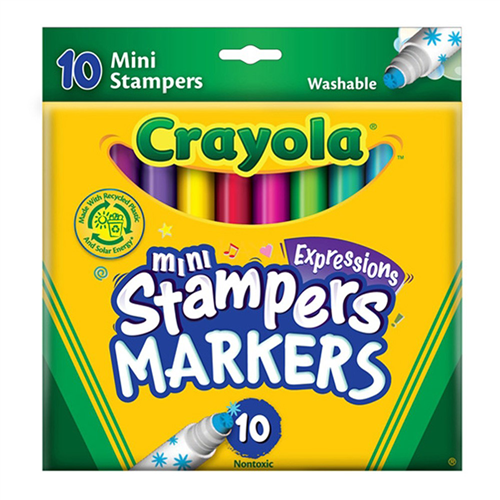 Bán Bút lông Crayola - 5881400004 - 10 màu hình tem dấu