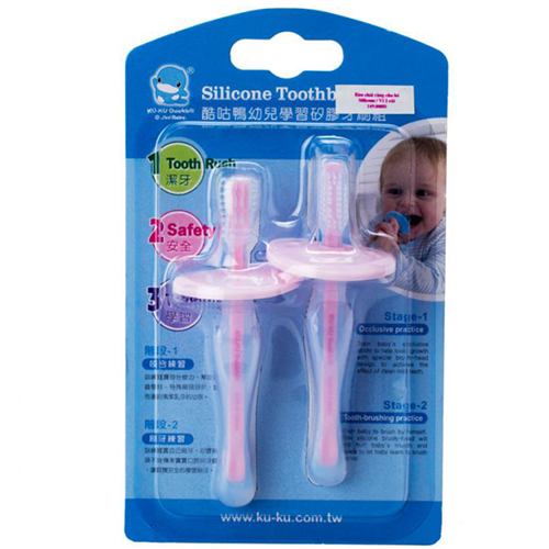 Bán Bàn chải đánh răng em bé Silicone KU1083