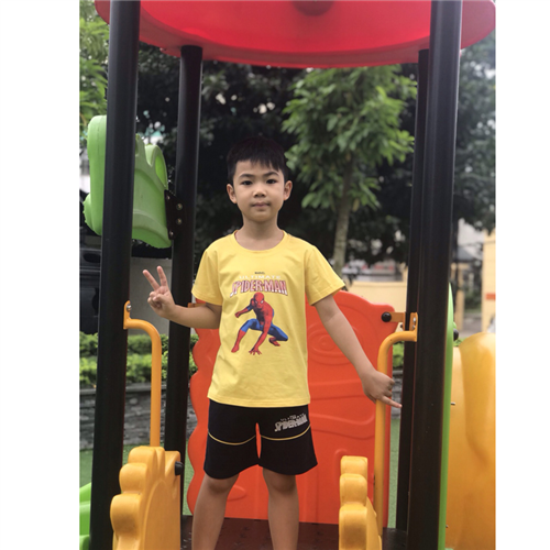 Bán Bộ quần áo cộc tay siêu nhân Happy Kids (1-7T)