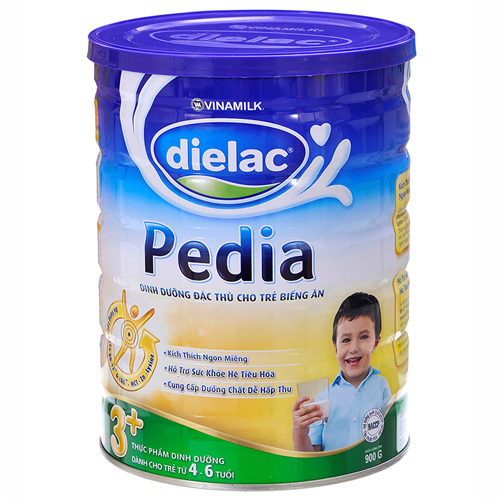 Bán Sữa bột Dielac Pedia 3+ hộp thiếc 900g