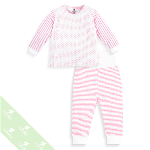 Bán Bộ cài lệch dài tay màu hồng Lullaby NH23-19