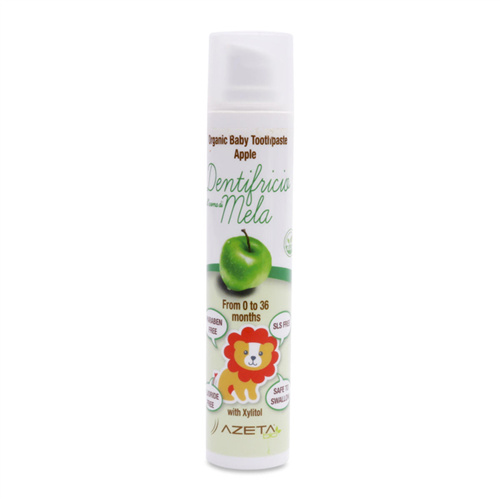 Bán Gel đánh răng AzetaBio Organic Baby vị Táo (0-36M)