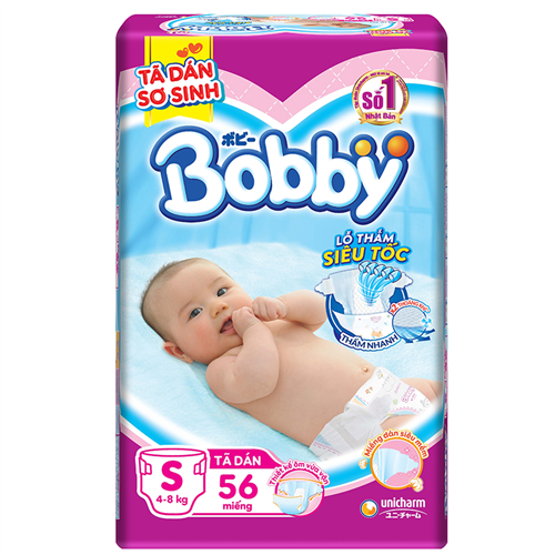Bán Tã bỉm dán Bobby S56 (4-7kg)