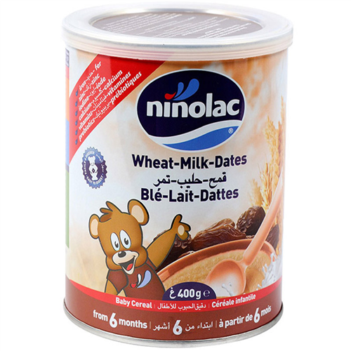 Bán Bột ăn dặm Ninolac Lúa mì - Sữa - Chà là 400g