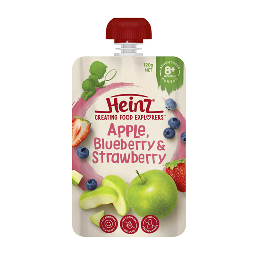 Bán Hỗn hợp nghiền vị táo, dâu và việt quất Heinz 120g (8M+)