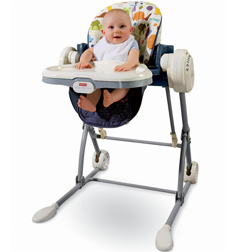 Bán Ghế ăn Fisher Price cho bé kết hợp xích đu
