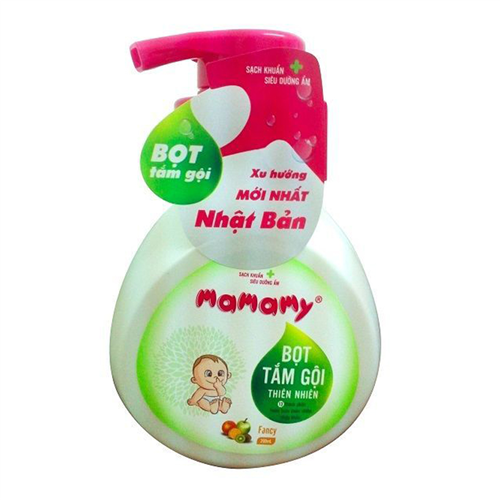 Bán Bọt tắm gội thiên nhiên Mamamy Fancy (200ml)