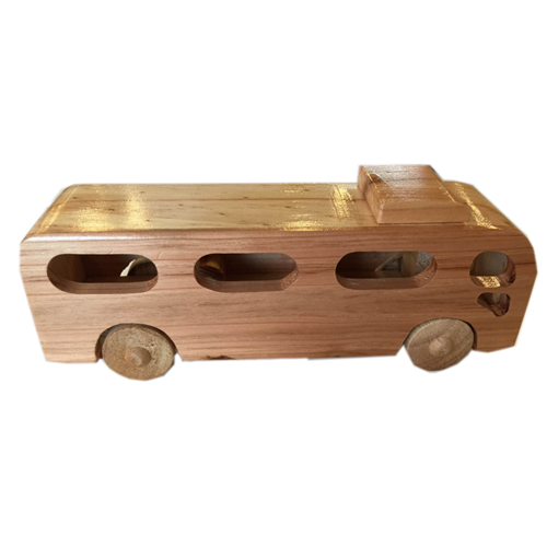 Bán Đồ chơi gỗ mô hình xe Bus PT04