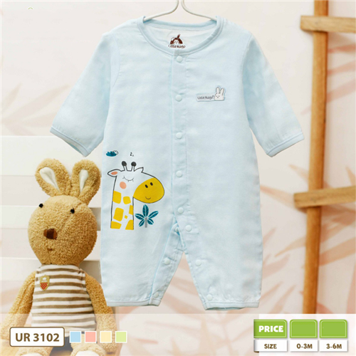 Bán Body dài tay vải xô Uala & Rogo UR3102