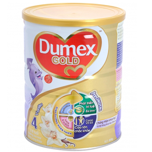 Bán Sữa bột Dumex Gold số 4 hương vanilla 800g