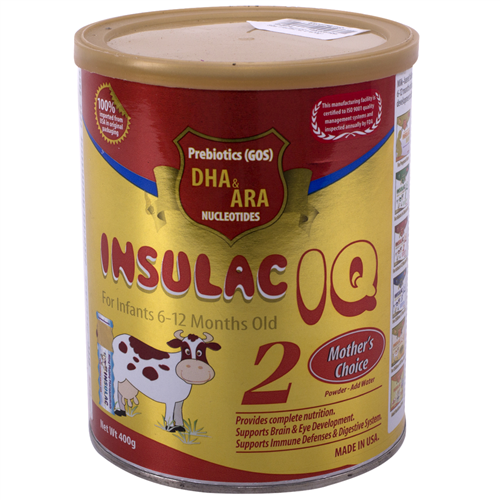 Bán Sữa Insulac IQ 2 cho trẻ từ 6-12 tháng 400gr