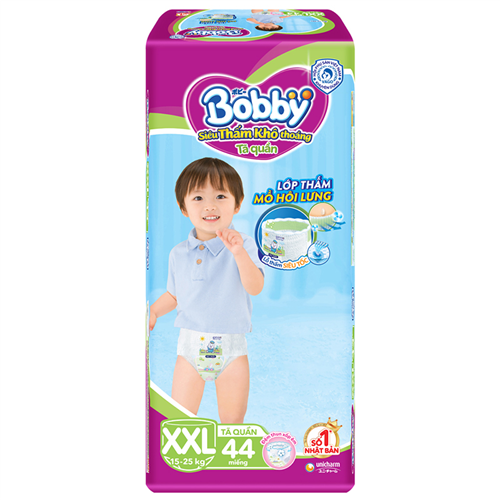 Bán Tã - bỉm quần Bobby XXL44 (trên 16kg)