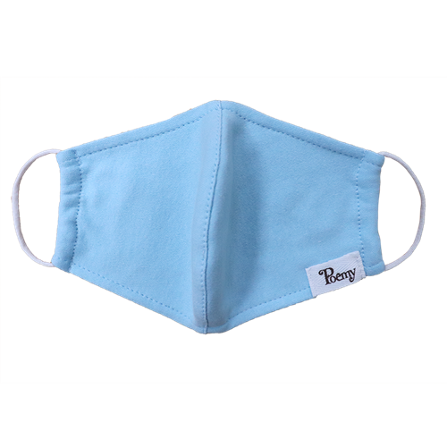 Bán Khẩu trang kháng khuẩn Poêmy 2 lớp (xanh, ghi)
