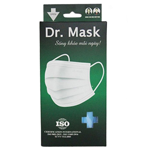 Bán Khẩu trang y tế 4 lớp kháng khuẩn Dr. Mask (30c/hộp)