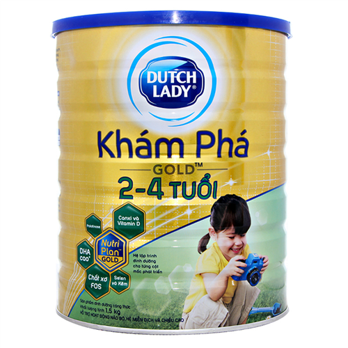 Bán Sữa Dutch Lady Khám Phá Gold 1.5kg (2-4 tuổi)