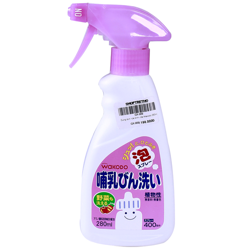 Bán Dung dịch rửa bình sữa Wakodo 280ml