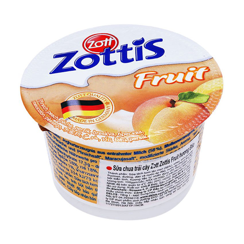 Bán Sữa chua trái cây Zott Zottis vị Đào (100g)