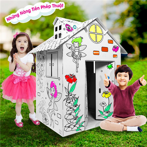 Bán Nhà lắp ghép và tô màu - Những nàng tiên phép thuật