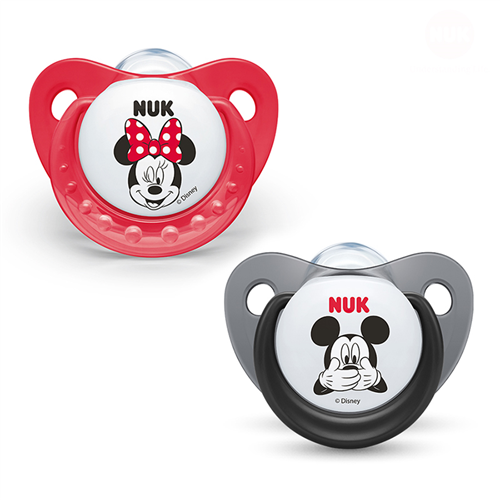 Bán Bộ 2 ty ngậm Nuk Sleeptime Silicone Mickey NU34339 (6-18M)