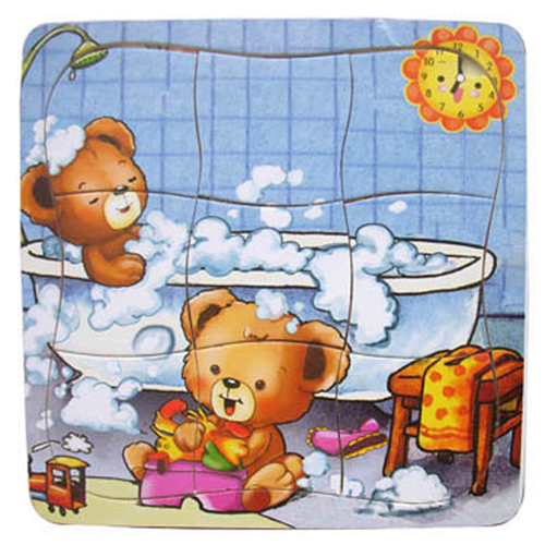Bán Đồ chơi gỗ toptoys - Tranh ghép gia đình nhà gấu 98127C