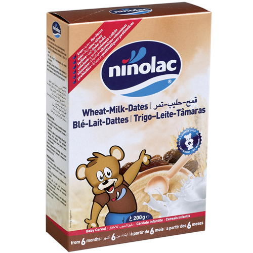 Bán Bột ăn dặm Ninolac Lúa mì - Sữa - Chà là 200g