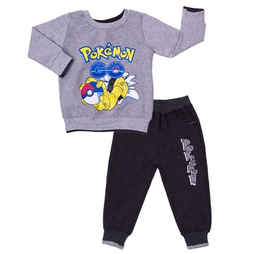 Bán Bộ nỉ da cá bé trai in hình Pokemon (1-7T)
