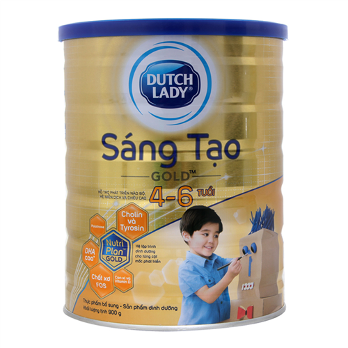 Bán Sữa Dutch Lady Sáng Tạo Gold 900g (4-6 tuổi)