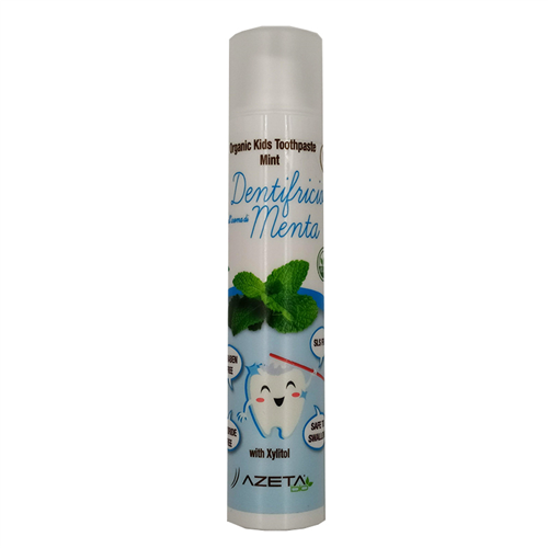 Bán Gel đánh răng AzetaBio organic vị bạc hà (3-7 tuổi)