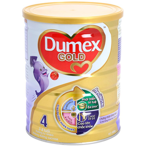 Bán Sữa bột Dumex Gold số 4 800g