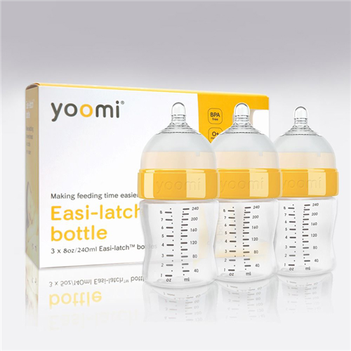 Bán Bình sữa cao cấp nhựa PP Yoomi 240ml (cổ vàng)