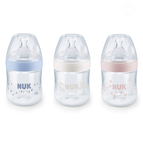Bán Bình sữa Nuk Nature Sense núm ti silicone S1 - M NU21497 (150ml)