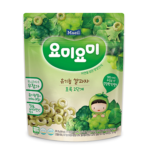 Bán Bánh gạo Organic Yummy Yummy vị nho & súp lơ 12M (25g)