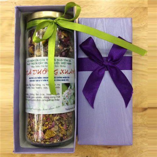 Bán Trà dưỡng xuân 100gr - Hộp quà tặng