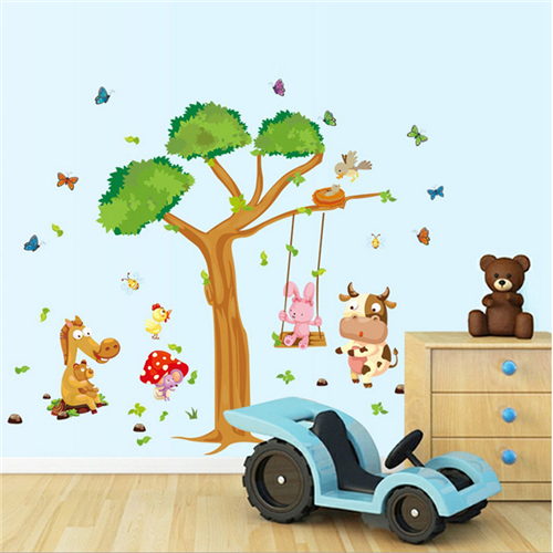 Bán Tranh dán tường thú vui đùa M0095