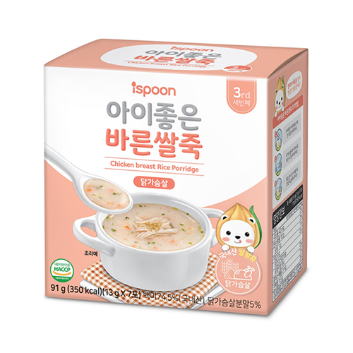 Bán Cháo ăn dặm Ispoon vị gà 91g (8M+)