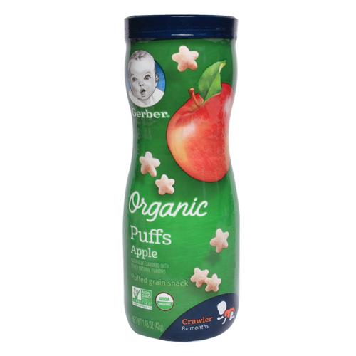 Bán Bánh ăn dặm Gerber Organic vị táo (42g)