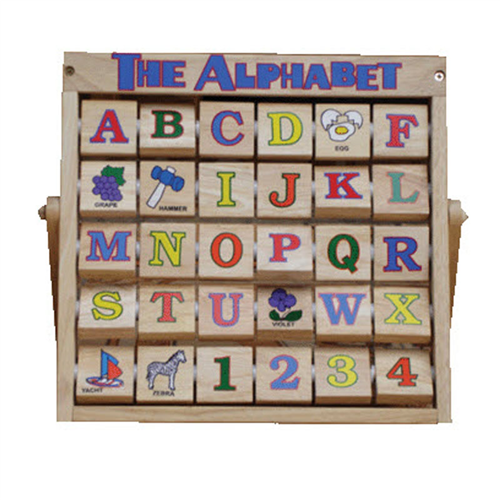 Bán C603C - Alphabet tiếng Anh - Đồ chơi gỗ Etic