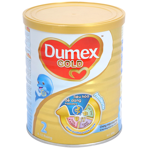 Bán Sữa bột Dumex Gold số 2 800g