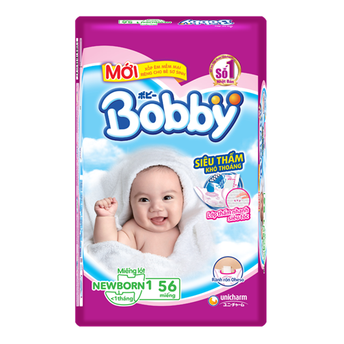 Bán Tã giấy Bobby Newborn 1 (56 miếng)